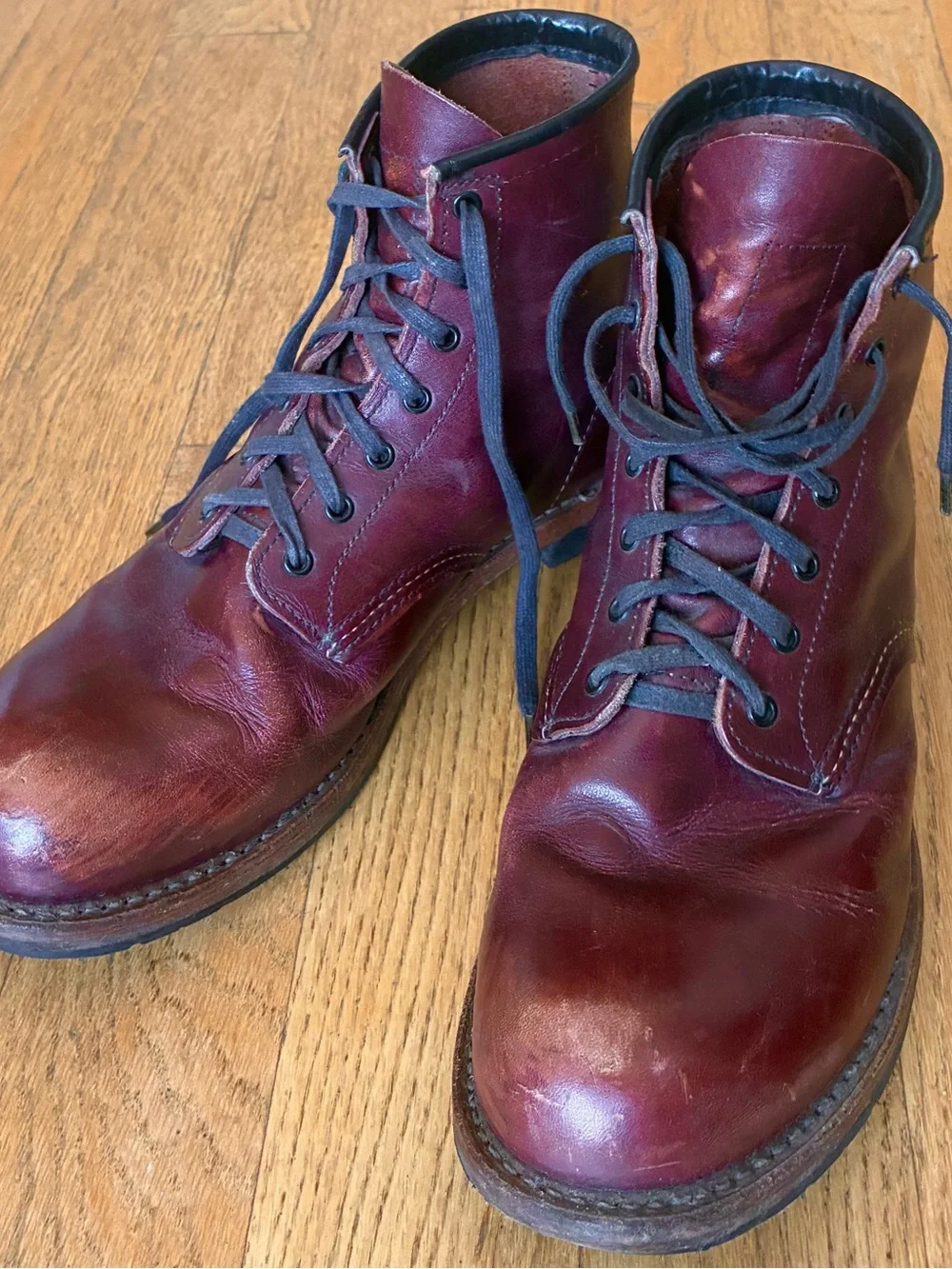 Red Wing Beckman Leather Lace-Up Boots 11